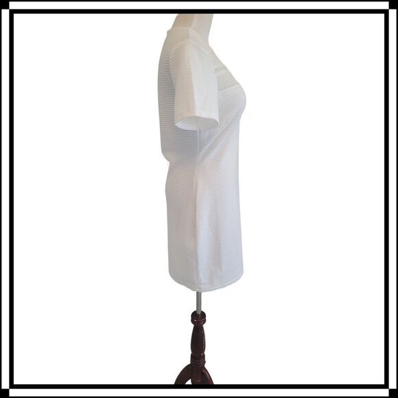 NWT! Shilla Body Con White Dress, Size Large - Picture 4 of 4